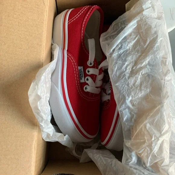 Red Vans - Picture 1 of 2